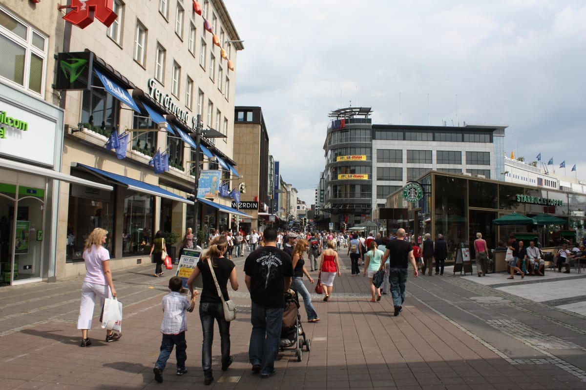 Fußgängerzone Holstenstraße, Kiel