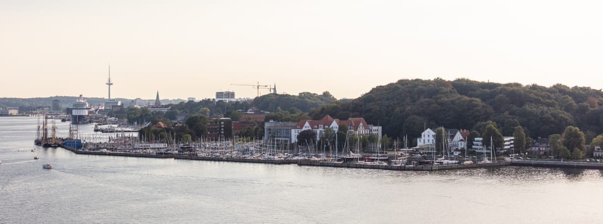 Kiellinie an der Kieler Förde