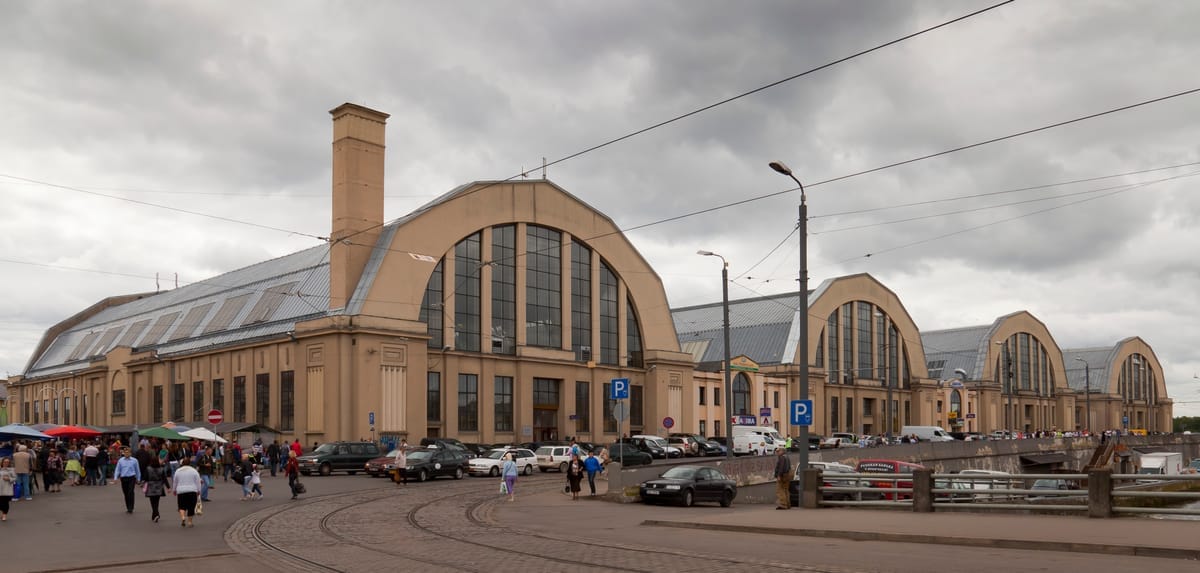 Rigaer Zentralmarkt – Hallen aus ehemaligen Zeppelin-Hangars